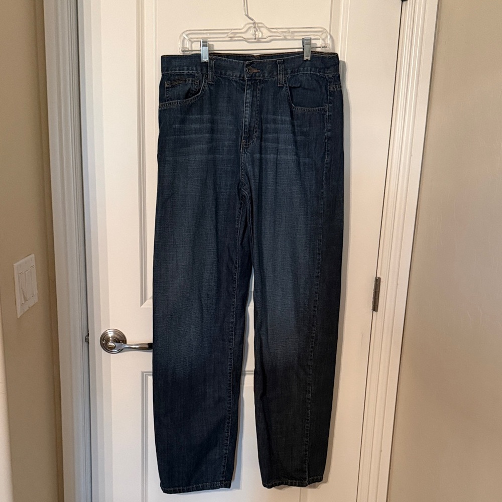 Calvin Klein Jeans Men's Dark Blue Straight Jeans